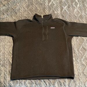 Patagonia Black Half-Zip Fleece Pullover